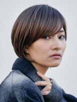 エリマ 横浜西口(elima)&nbsp;横浜西口顔周りレイヤーカットくびれヘア切りっぱなしボブ30代