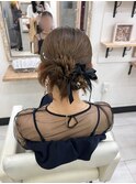 カチモリヘア 結婚式ヘア 参列ヘア
