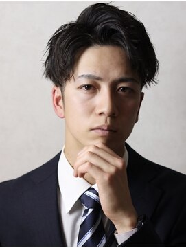 ヘアーアンドグルーミング ヨシザワインク(HAIR&GROOMING YOSHIZAWA Inc.) スパイラルパーマツーブロック刈り上げショート床屋短髪バーバー