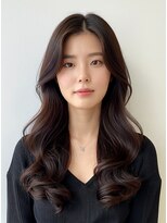 ソア 渋谷(soar)&nbsp;20代レイヤーカット◎美人見え◎センターパート×秋冬カラー