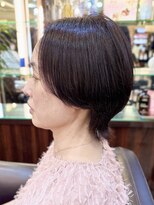 キャラ 池袋本店(CHARA) 大人マッシュウルフくびれショートボブ◎レッドブラウン【池袋】