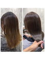 ジーナ 博多(Zina)&nbsp;premium髪質改善トリートメント/グレージュカラー