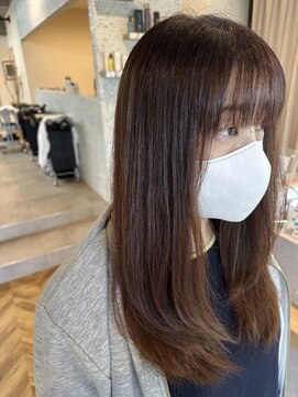 ロゴス 湖北本店(LOGOS) ミディアムヘア/暗めカラー/グランマッシュ/天王台