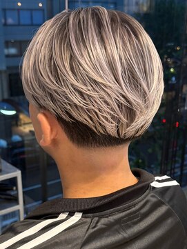 アンサー 渋谷(ANSWER) メンズバレイヤージュハイライトセンターパート