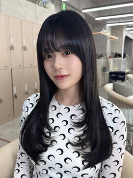 ロンドホットリップ 立川(Lond hot lip) オリーブグレー/イヤーカット/黒髪/マロンベージュ／立川