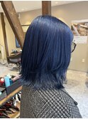 ブリーチあり★ネイビーブルー