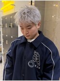 メンズハイトーン/ホワイトカラー/ケアブリーチ/トリプルカラー
