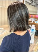 着物ヘア/大人ガーリー/ダークアッシュ/似合わせカット/柏駅