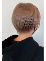 ジェコ ブラン(gecko. brun) 丸みショートボブ/ハイトーン/透明感カラー #武蔵小山美容室