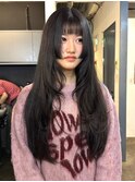 韓国風レイヤーカット×姫カット
