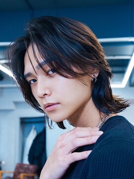 アンサー 原宿(ANSWER) メンズボブメンズミディアムパーマニュアンスパーマルーズパーマ