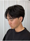 毛流れセンターパート