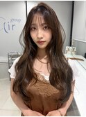 ハッシュカット/韓国レイヤー/ザクザクレイヤー/ロングレイヤー