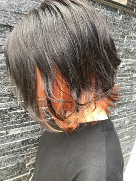 マリタルボウズ(marital vows) インナーカラーオレンジ!!