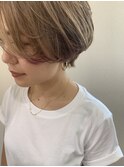Alii川合ポイントカラーとショートボブ