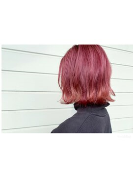 ヘアーアスクアドア(hair ask Adore) ピンク!!!