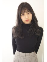 ハナブサ 田上店(HANABUSA) 【岡田芽紅美 HANABUSA】透明感抜群☆暗髪イルミナカラー
