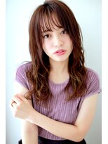 ラフィス ヘアー ティーダ 沖縄店(La fith hair tida)&nbsp;【La fith】 ガーリーふんわりセミロングスタイル