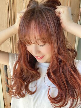 ベニヤボンドストリート(Beniya BOND STREET) 大人ガーリー×ナチュラルグラデーション×レッドブラウン