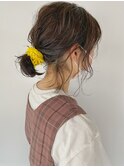 【三ツ井純】パーマアレンジ 簡単ヘアアレンジ 後れ毛パーマ