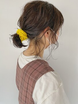 コフィー バイ メルト 吉祥寺(cofy by melt) 【三ツ井純】パーマアレンジ 簡単ヘアアレンジ 後れ毛パーマ