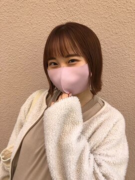 ビーワールド(B WORLD) 大人気のぷつっとボブ【藤枝/髪質改善/デザインカラー】