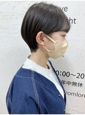 【morio】札幌ショート 大人かわいい耳かけマッシュショート