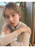 やわらかいハイトーンショート