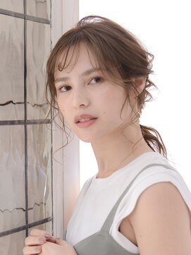 ロアーヘアー オペラオー 折尾店(RAWR hair Opera O) 【RAWR】大人ゆるポニー_ロングヘアアンジ