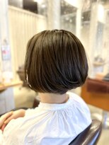 アンプリュス リアン(1+ Unplus lien)&nbsp;オリーブブラウン前下がりボブ/大人ボブ/アッシュカラー/亀戸駅