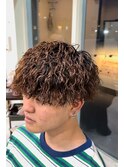メンズ京都波巻きツイストスパイラルパーマ
