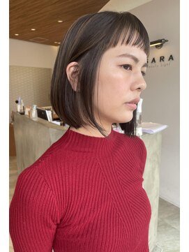 サラビューティーサイト 志免店(SARA Beauty Sight) 20代30代大人可愛いインナーハイライトボブ☆山之内