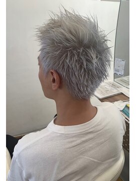 イーストハムアネーロ(EAST HAM anello) メンズ/ホワイト/ショート