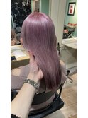 ラズベリーピンク　ヘアカラー　【池袋】