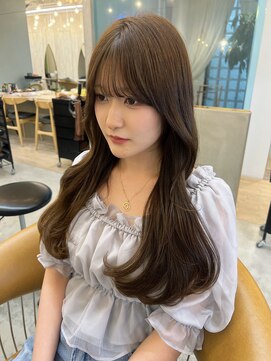 ロンドアジュール 横浜(Lond azur) 柔らかオリーブベージュ×韓国巻き