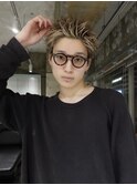 グレージュスパイキーショート