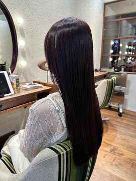 エルサフィロ キタハマ(el zafiro kitahama) 20×30×40代×ファーストグレイ×ピンクブラウン×髪質改善