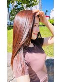 メテオカラー+メテオトリートメント#髪質改善#ヘアカラー