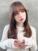アレンヘアー 松戸店(ALLEN hair) ロング/レイヤーカット/小顔/ワンカール/大人可愛い/うる艶髪