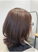 くびれミディアムヘア