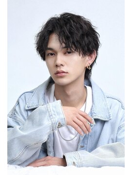 リップス 心斎橋(LIPPS) ツイスパセンターパート縦落ちツイストスパイラル