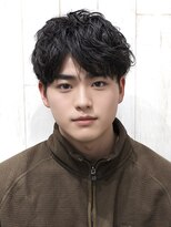 アース 錦糸町店(HAIR&MAKE EARTH) 30代大人男性マッシュ×センターパートニュアンスパーマ