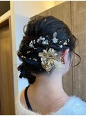 卒業式ヘアセット