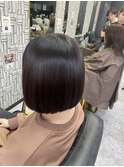ツヤサラ縮毛矯正　ボブスタイル
