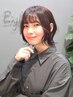 【お試しクーポン】小顔カット＋透明感カラー+クイックトリートメント