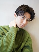 ニコ トウキョウ ロジック(nico TOKYO Logic)&nbsp;センターパートニュアンスパーマフェザーパーマ