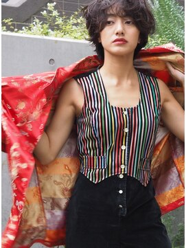 リブロ 三軒茶屋(LIBRO) ファンキー×くせ毛風ショートパーマ