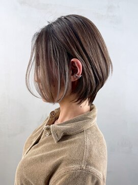 アイティーバイアルバム 藤沢店(IT by ALBUM) ショートボブミディアムおくれ毛韓国ヘア美髪_ba552881