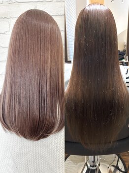 一人ひとりの髪質やクセを見極め、理想以上の仕上がりに☆自然な艶髪ストレートで女性らしさを演出します♪