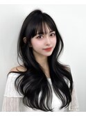前髪顔まわり韓国ヘアレイヤーカットサイドバンク2wayバンク韓国